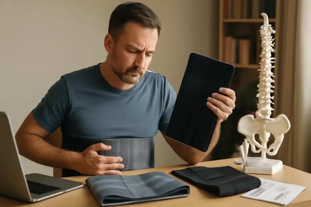 Come scegliere la fascia lombare per ernia del disco? Soluzioni che migliorano comfort e postura
