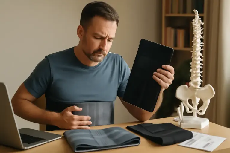 Come scegliere la fascia lombare per ernia del disco? Soluzioni che migliorano comfort e postura