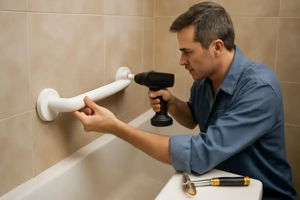 Maniglioni per il bagno: come installarli in modo sicuro e i materiali migliori da scegliere
