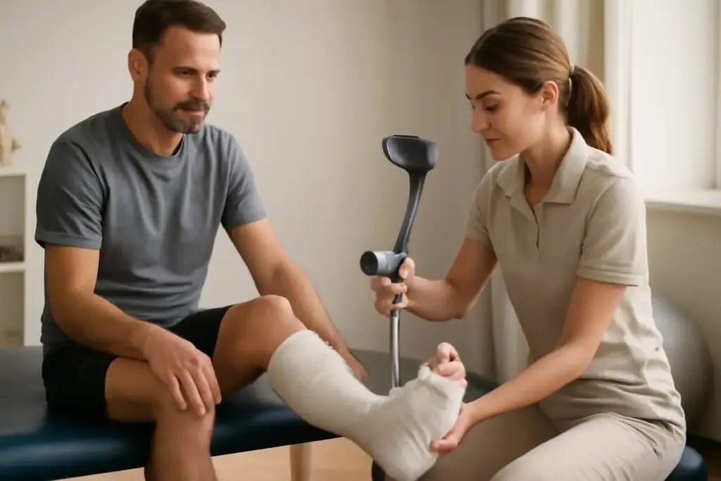 Protocollo riabilitativo dopo ingessatura: passi chiave che favoriscono il recupero motorio completo